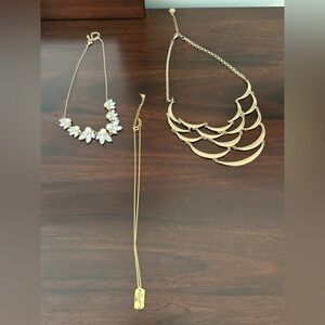 3 Gold Neckaces - PRELOVED